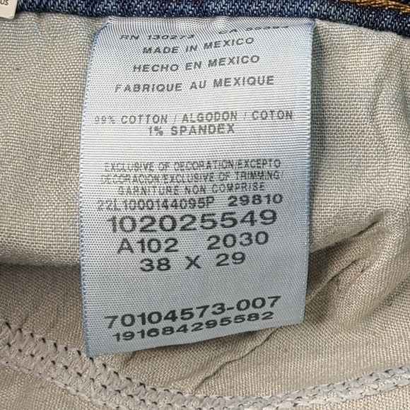 MENS LEE LEGENDARY RELAXED STRAIGHT JEAN:NIGHT SHADE Size 38x29 - Picture 11 of 11